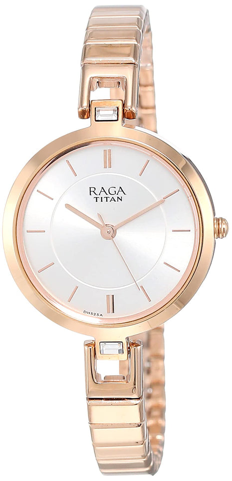 Titan Raga Viva Analog Silver Dial Women's Watch 2603WM01/NN2603WM01/NP2603WM01 