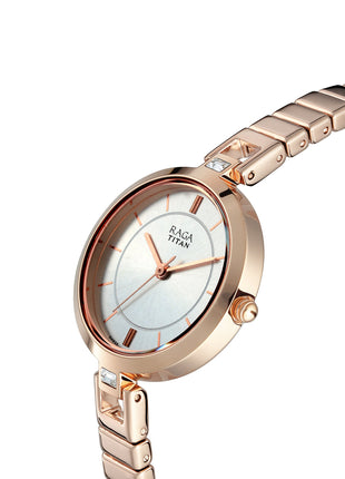 Titan Raga Viva Analog Silver Dial Women's Watch 2603WM01/NN2603WM01/NP2603WM01 