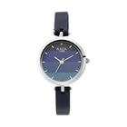 Titan Raga Viva Blue Dial Analog Leather Strap Watch for Women-NS2606SL02/NT2606SL02 
