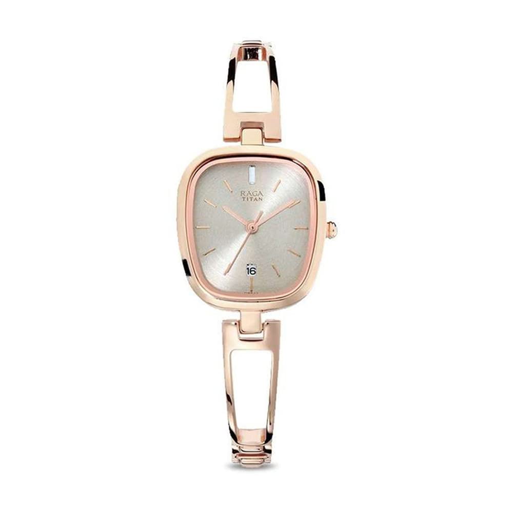 Titan Raga Viva analog Grey Dial Women's Watch NM2604WM01/NN2604WM01/NP2604WM01 