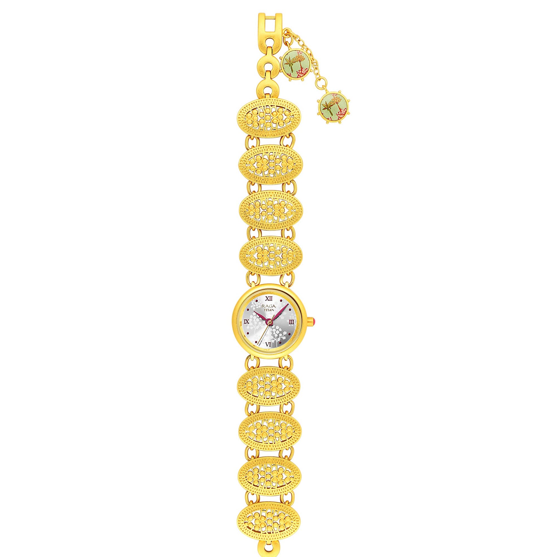 Titan Raga X Masaba Silver Dial Analog Steel and Metal Strap Watch for Women-NS95172YM01 