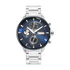 Titan Regalia Maritime Blue Dial Quartz Multifunction Stainless Steel Strap Watch for Men-NS1873KM02/NT1873KM02 