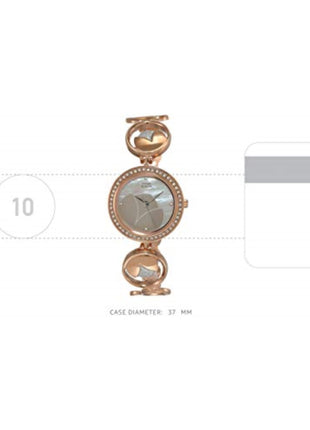 Titan Stainless Steel Raga Analog Mother Of Pearl Dial Women's Watch Nm2539Km01/Nn2539Km01/Np2539Km01, Band Color:Multicolor 