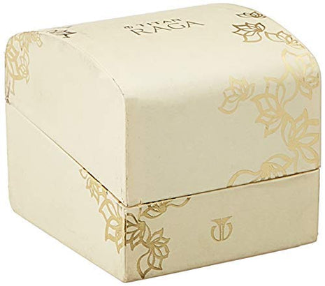 Titan Stainless Steel Raga Analog Silver Dial Women's Watch Nm311Wm01/Nn311Wm01/Np311Wm01, Band Color:Rose Gold 