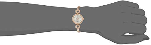 Titan Stainless Steel Raga Analog Silver Dial Women's Watch Nm311Wm01/Nn311Wm01/Np311Wm01, Band Color:Rose Gold 