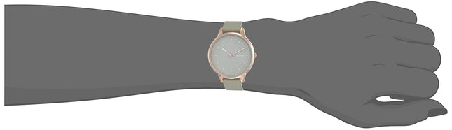 Titan Women's Precision Simplicity Analog Watch: Green Gradient Dial with Leather Strap-NS2648WL01 