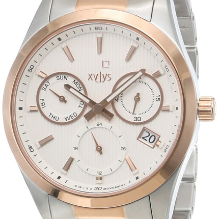Titan Xylys Quartz White Dial Classic Analog Watch for Men 