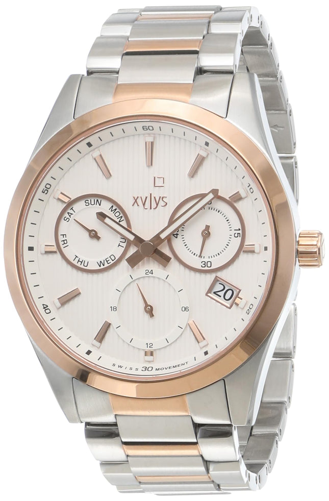 Titan Xylys Quartz White Dial Classic Analog Watch for Men 