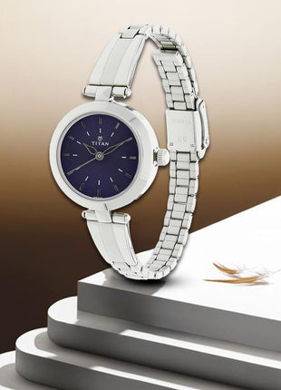 Titan analog Blue Dial Women's Watch NM2574SM01/NN2574SM01/NP2574SM01 