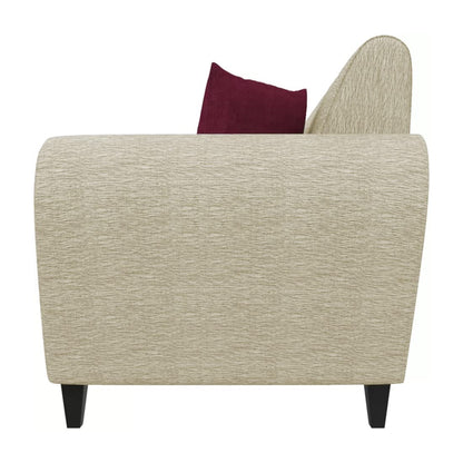 Torque - Bali Premium Fabric 3 Seater Sofa for Living Room (Beige) | Modern 3 Seater Sofa Set Couch with 2 Cushions for Bedroom Hall Festival Gift | 3 Year Warranty 