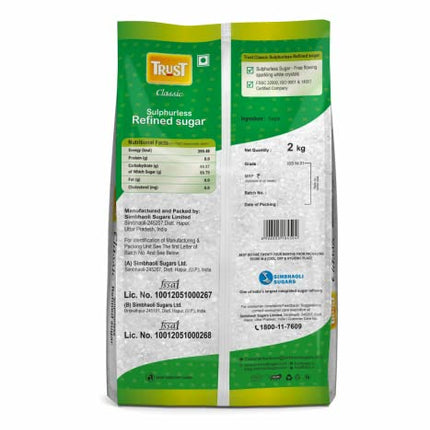 Trust Classic Sulphurless Sugar 2Kg 