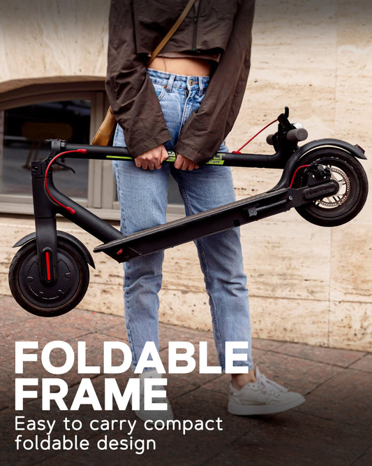 Tygatec Adult Bolt Evo Electric Scooter, Max Speed Upto 25 Km/H, Travel Distance Upto 25 Km, Easy Fold-N-Carry Design, Ultra-Lightweight Electric Scooter (Black) 