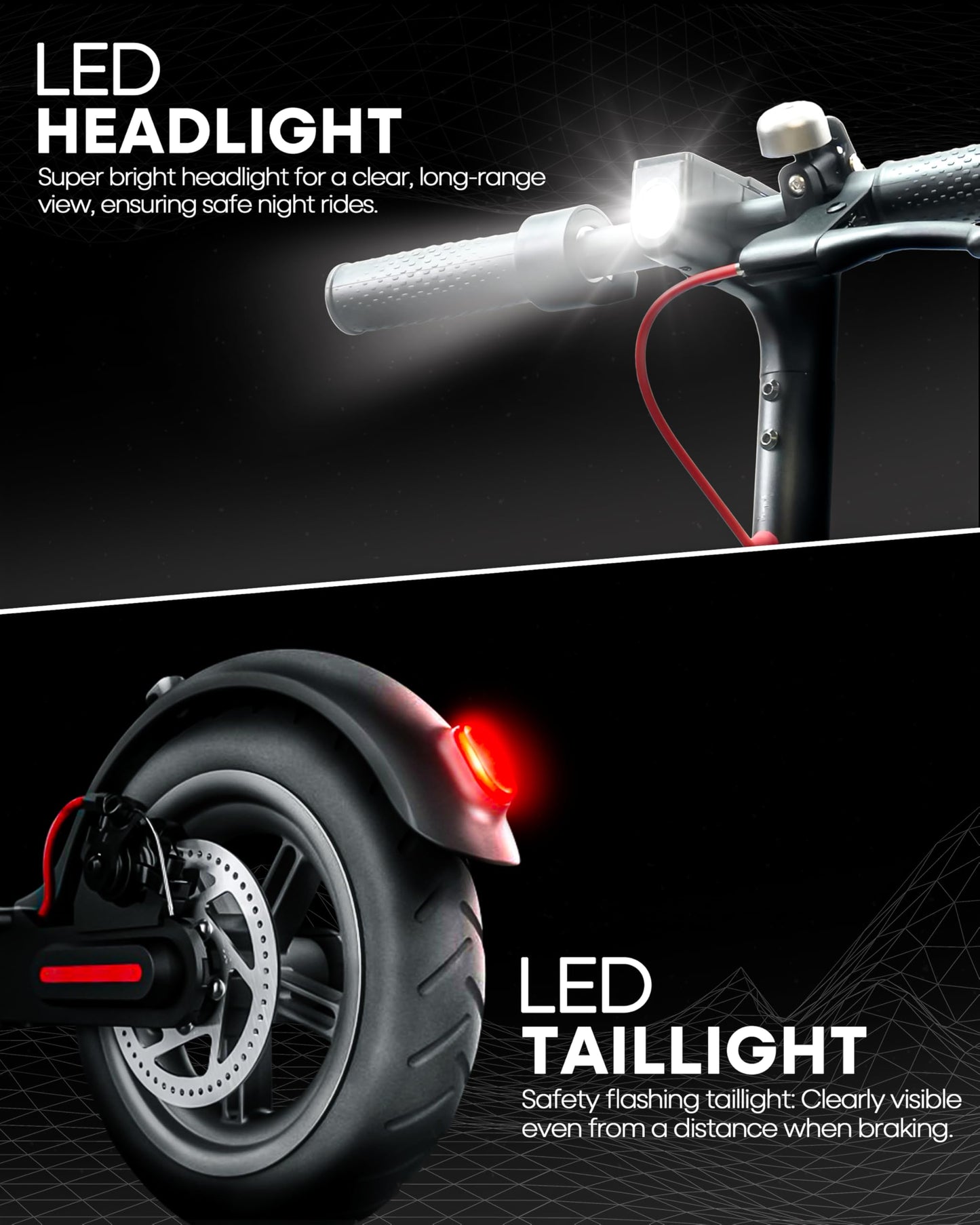 Tygatec Adult Bolt Evo Electric Scooter, Max Speed Upto 25 Km/H, Travel Distance Upto 25 Km, Easy Fold-N-Carry Design, Ultra-Lightweight Electric Scooter (Black) 