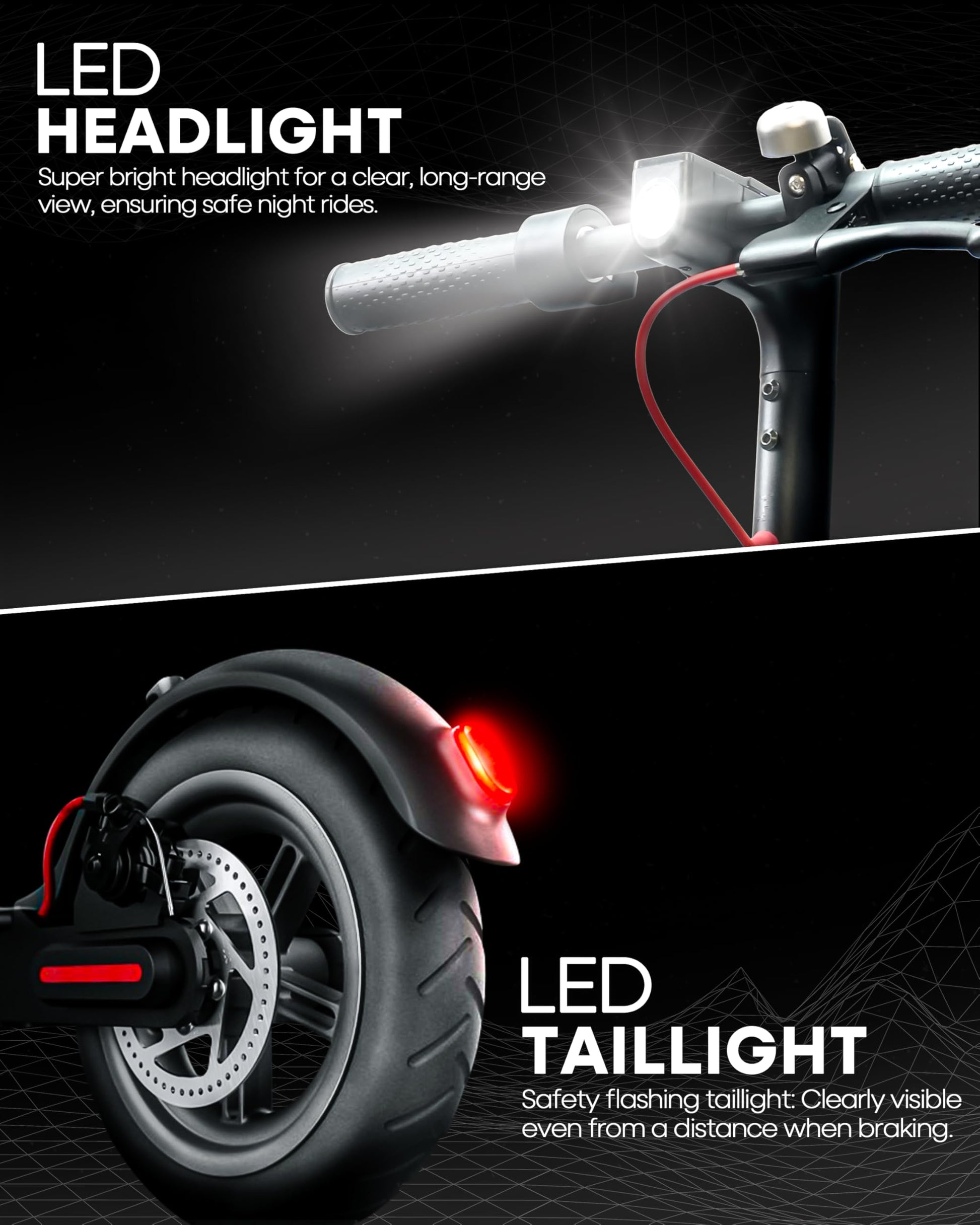 Tygatec Adult Bolt Evo Electric Scooter, Max Speed Upto 25 Km/H, Travel Distance Upto 25 Km, Easy Fold-N-Carry Design, Ultra-Lightweight Electric Scooter (Black) 