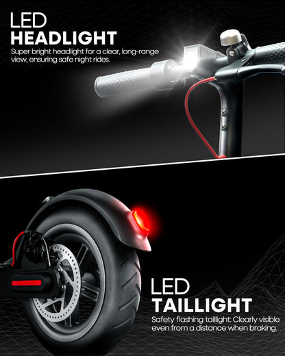 Tygatec Adult Bolt Evo Electric Scooter, Max Speed Upto 25 Km/H, Travel Distance Upto 25 Km, Easy Fold-N-Carry Design, Ultra-Lightweight Electric Scooter (Black) 