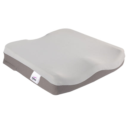 Tynor Coccyx Cushion Seat, for men & women, Foam Comfort for Tailbone Pain Relief, for Home, Office Chairs & Car Seats | Universal Size, 1 Unit (Grey) 