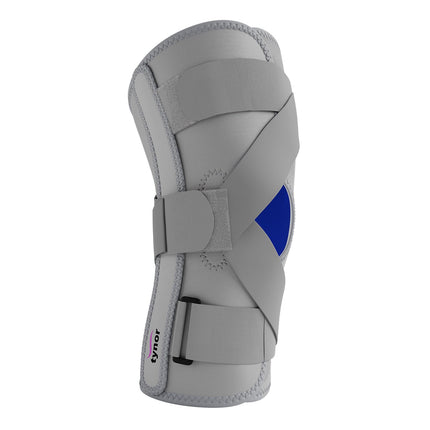 Tynor OA Knee Support (Neo) | Joint Support, Pain Relief for Men & Women | Comfortable & Durable, Right Leg Support, Pack of 1 (Grey, Medium) 
