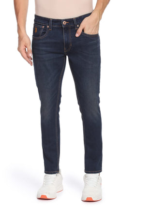 U.S. POLO ASSN. Men's Slim Jeans (UDJEN0709_Dark Blue 