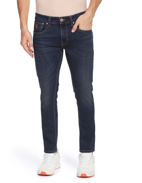 U.S. POLO ASSN. Men's Slim Jeans (UDJEN0709_Dark Blue 