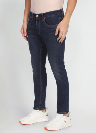 U.S. POLO ASSN. Men's Slim Jeans (UDJEN0709_Dark Blue 