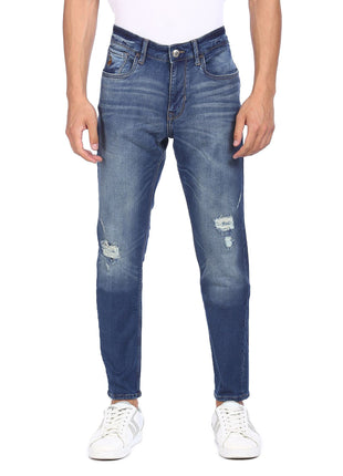 U.S. POLO ASSN. Men's Slim Mid Rise Jeans (UDJENO0370_Blue_32) 