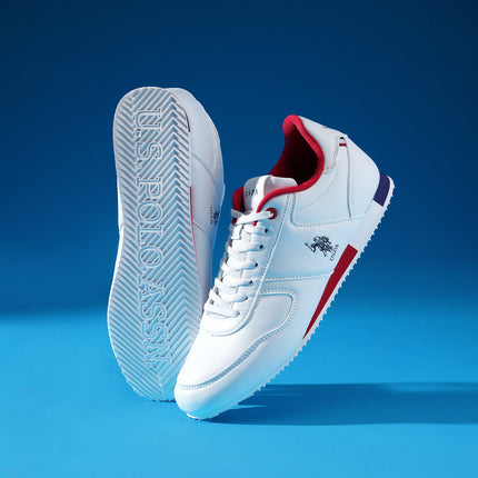 U.S. POLO ASSN. Men's Sorrento Sneaker 2.0 Off White - 9 UK 