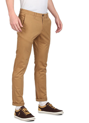 U.S. Polo Assn. Men's Slim Casual Pants (USTRO0514D_Khaki_34) 
