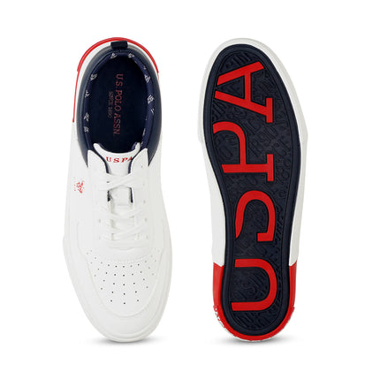 U.S. Polo Assn. Mens Clanal Off White Sneaker - 11 UK (2FD22561A01) 