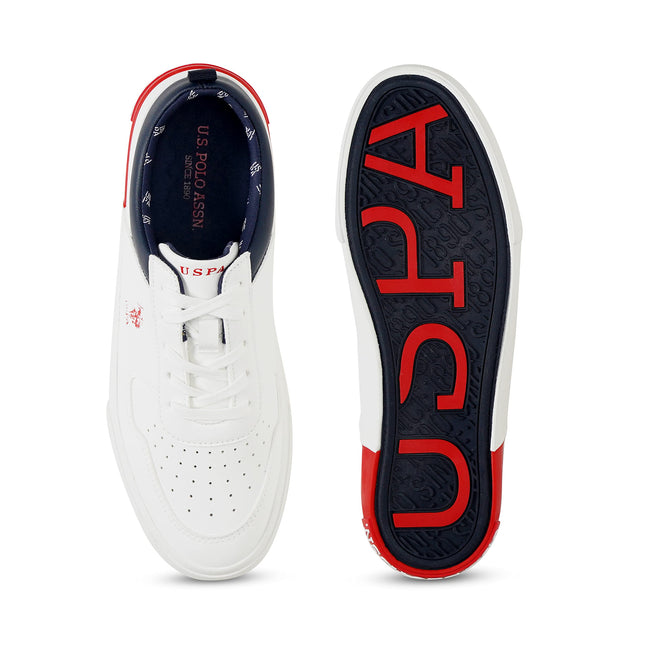 U.S. Polo Assn. Mens Clanal Off White Sneaker - 11 UK (2FD22561A01) 