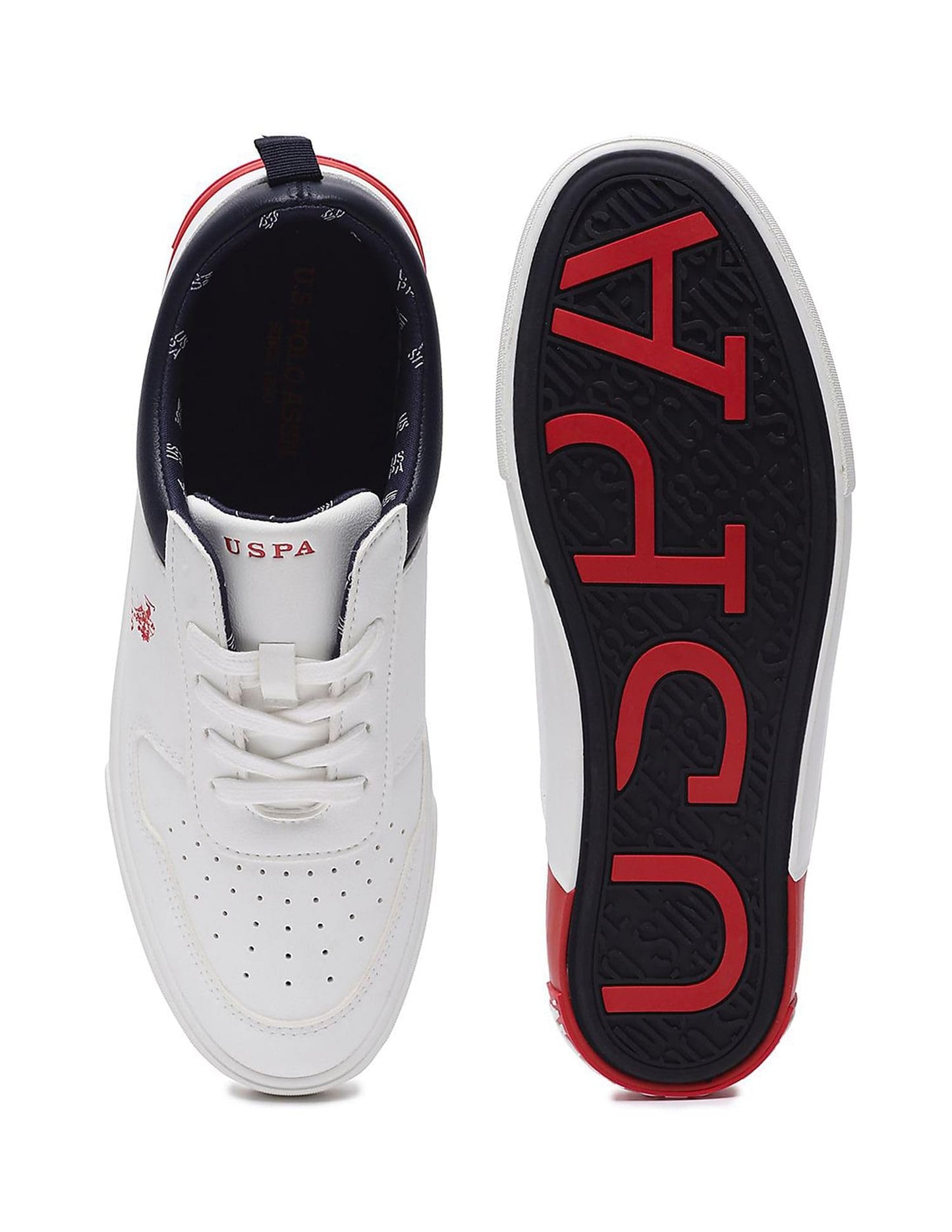 U.S. Polo Assn. Mens Clanal Off White Sneaker - 11 UK (2FD22561A01) 