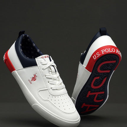 U.S. Polo Assn. Mens Clanal Off White Sneaker - 11 UK (2FD22561A01) 