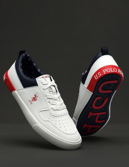 U.S. Polo Assn. Mens Clanal Off White Sneaker - 11 UK (2FD22561A01) 