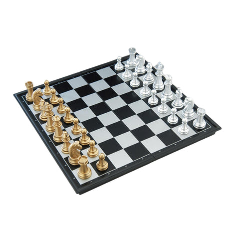 UJEAVETTE Toy International Chess Game with Folding Chess Board Board Game for Adults Kids 36x36x2cm Other Games 