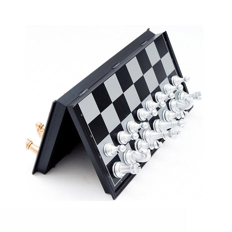 UJEAVETTE Toy International Chess Game with Folding Chess Board Board Game for Adults Kids 36x36x2cm Other Games 