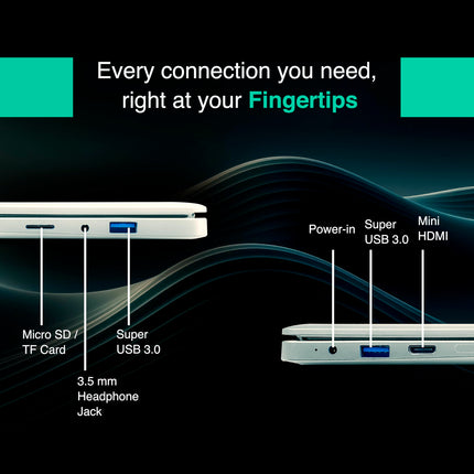 ULTIMUS APEX Laptop Intel Celeron Dual Core 8 GB LPDDR4 512 GB SSD Expandable~1TB 14.1 FHD IPS Laptop Anti-Glare Ultra Thin Bezel 180° Hinge 3.0x3 USB HDMI SD Card Slot Win 11 Home 1.25KG Silver 