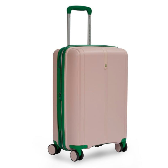 UNITED COLORS OF BENETTON Luggage Trolley, Mid, Emerald Plus, Pink 