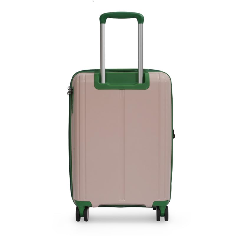 UNITED COLORS OF BENETTON Luggage Trolley, Mid, Emerald Plus, Pink 