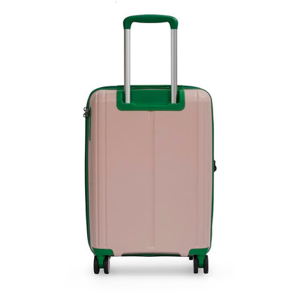 UNITED COLORS OF BENETTON Luggage Trolley, Mid, Emerald Plus, Pink 