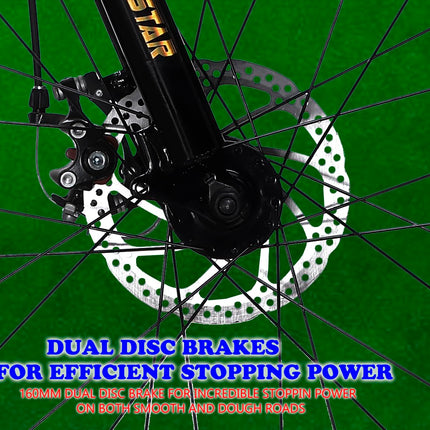 URBANSTAR Hulk | 20T BMX | Double DISC | Fat Tyres Semi Assembled | 20 T Fat Tyre Cycle (Single Speed, White) 