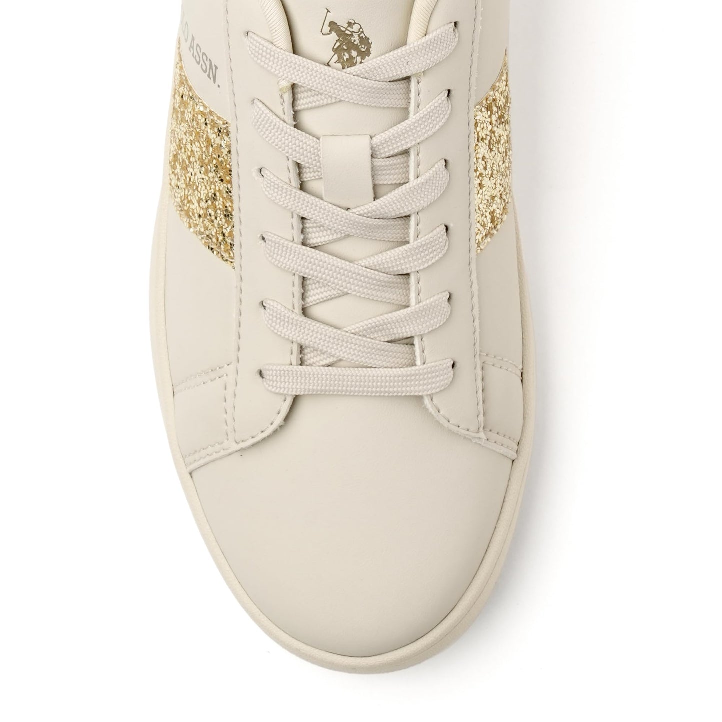 US Polo Assn Kate 3.0 Womens Sneakers Nude PU Upper EVA Sole 