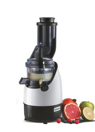 USHA Cpj 382F Nutripress Cold Press Juicer with Full Mouth Feeding Tube, 200 Watts (Black & White), 200 Watt 
