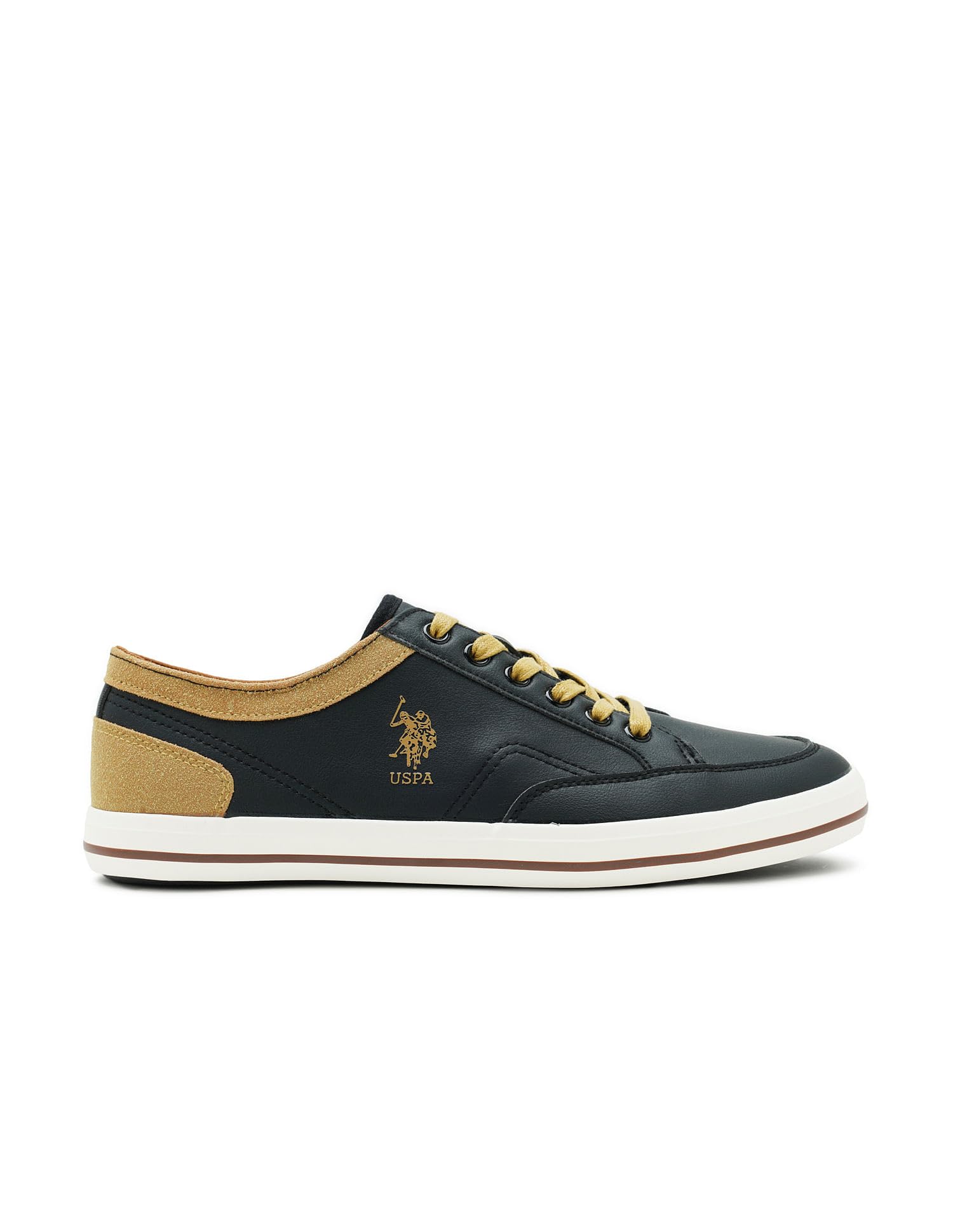 USPA|Monton|Stylish Casual Sneaker Shoes for Man Black 