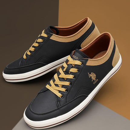 USPA|Monton|Stylish Casual Sneaker Shoes for Man Black 
