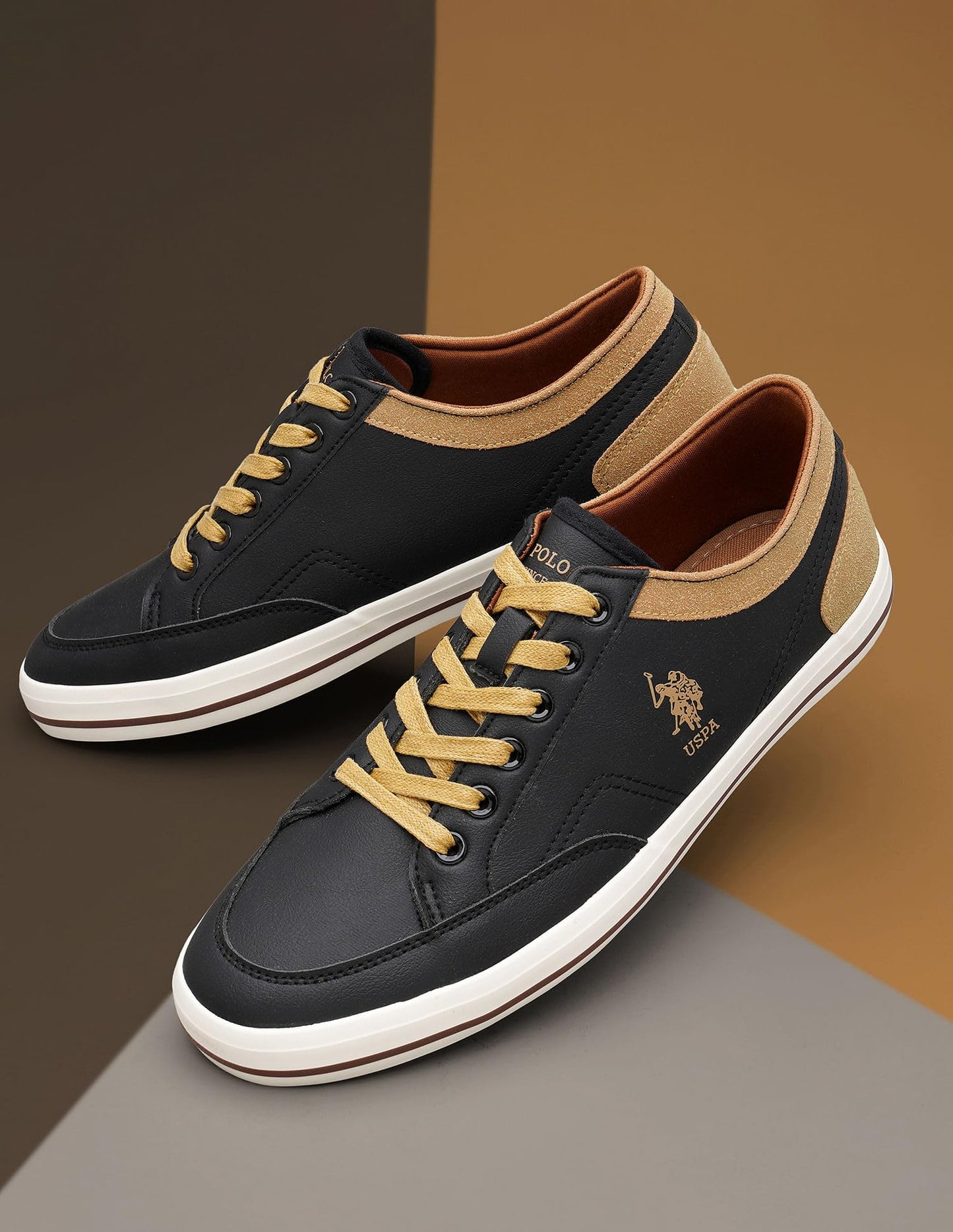 USPA|Monton|Stylish Casual Sneaker Shoes for Man Black 