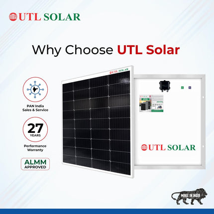 UTL Solar Panel 110 Watt | Pack of 2 | Mono Perc 36 Cells | Mono Perc Solar Panels II (12V Mono) 