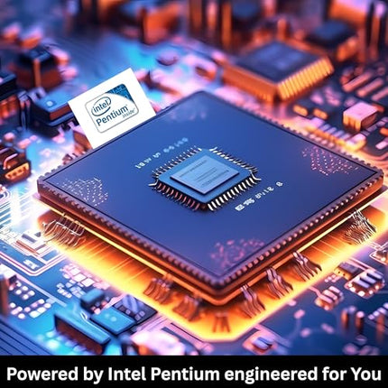 Ultimus APEX Pro Intel Pentium Quad Core Laptop 4GB RAM 128GB eMMC SSD Expandable~512GB Ultra Thin Bezel 180° Hinge 2.0x1 3.0x1 USB HDMI SD Card Slot Dual Speaker Win11 Home Space Gray 1.2Kg 