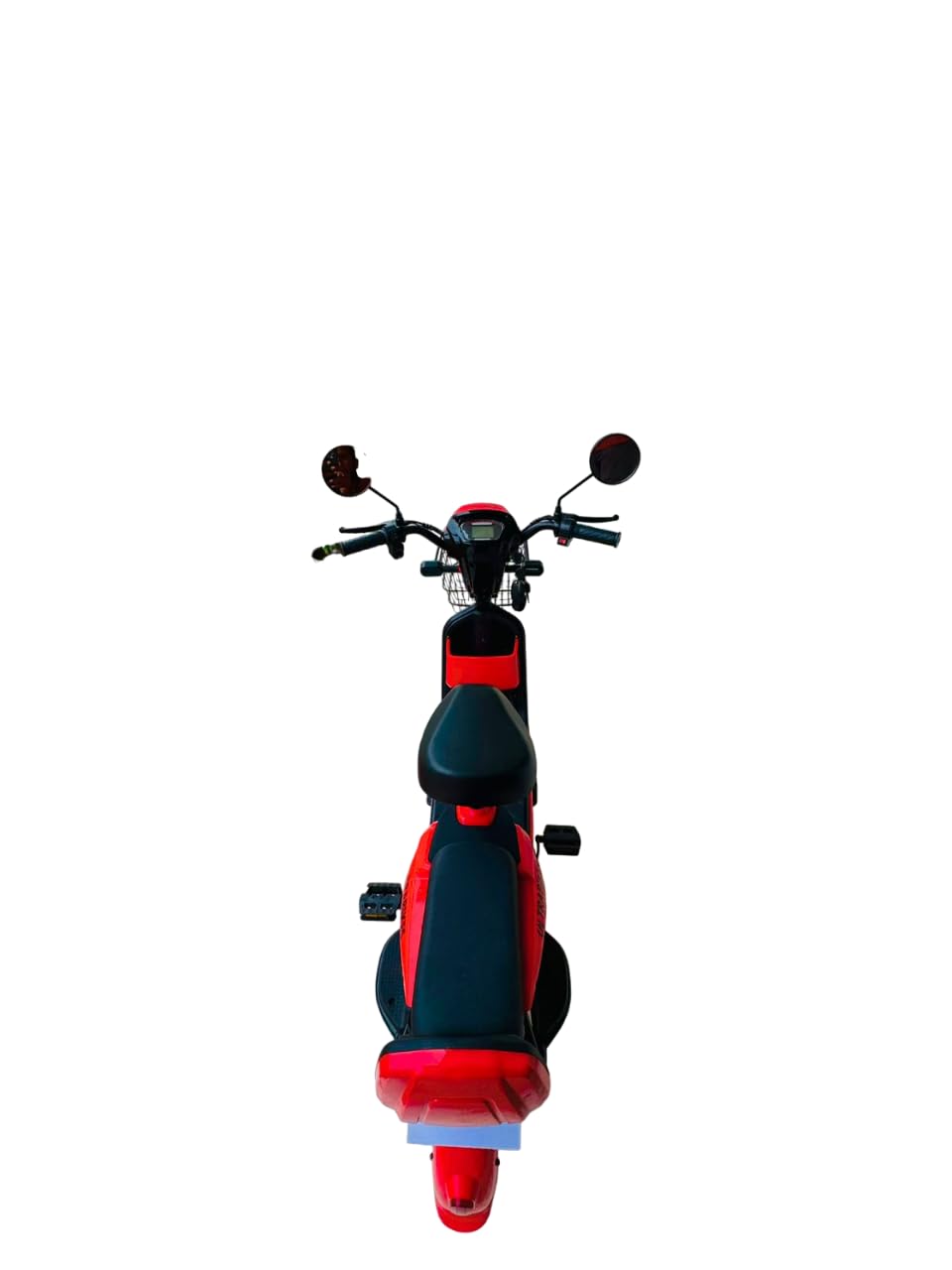 Ultrabikes City Ride | 48V 15AH Lithium Ion Battery | 550 watt Motor | 40 Top Speed | No DL Required | Digital Display | Turn Indicators | Anti Theft Alarm Installed | 2 Years Warranty (Red) 