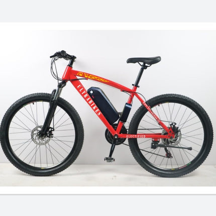 Ultrabikes NVC Geared Electric Bicycle (Red) 