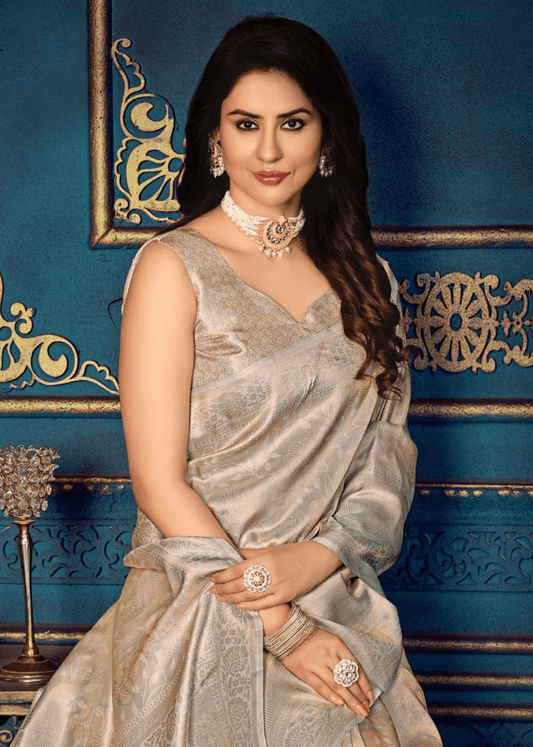Exquisite Elegance: Pure Silk Kanjeevaram Saree 