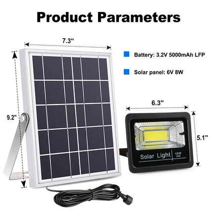 Updated Solar Flood Lights with Multi Modes, Remote Control Solar Lights Dusk to Dawn, Motion Sensor Solar Security Lights Auto On/Off Outdoor Waterproof for Yard, Barn, Driveway, Deck, Farm, Patio 